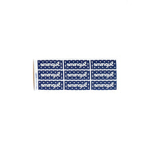 Load image into Gallery viewer, Supreme Comme Des Garcons Polka Dot Box Logo Sticker Blue Mini
