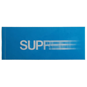 Supreme Original Motion Logo Sticker Blue