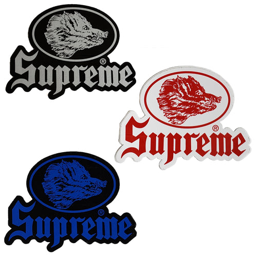 Supreme Boars Head Stickers