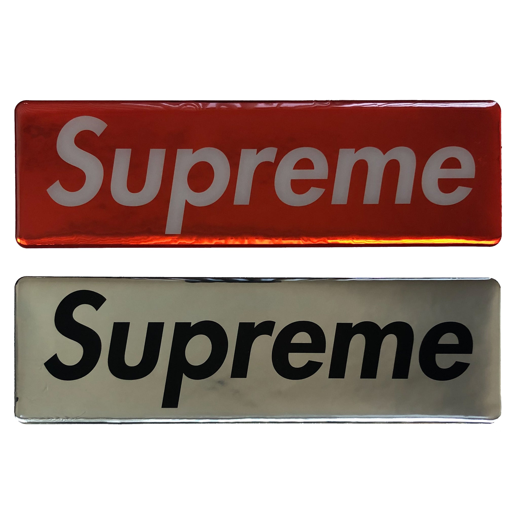 Supreme Plastic Box Logo Stickers Fall Winter 2017 | Supreme Stickers