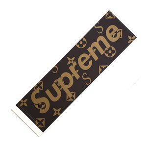 Supreme Louis Vuitton Box Logo Sticker Brown