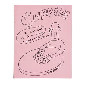 Supreme Daniel Johnston Pizza Sticker Pink