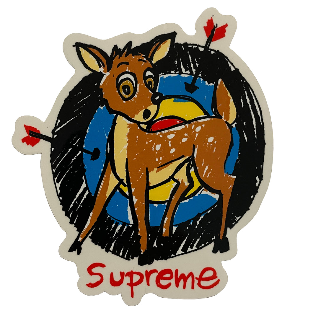 Supreme Deer Sticker