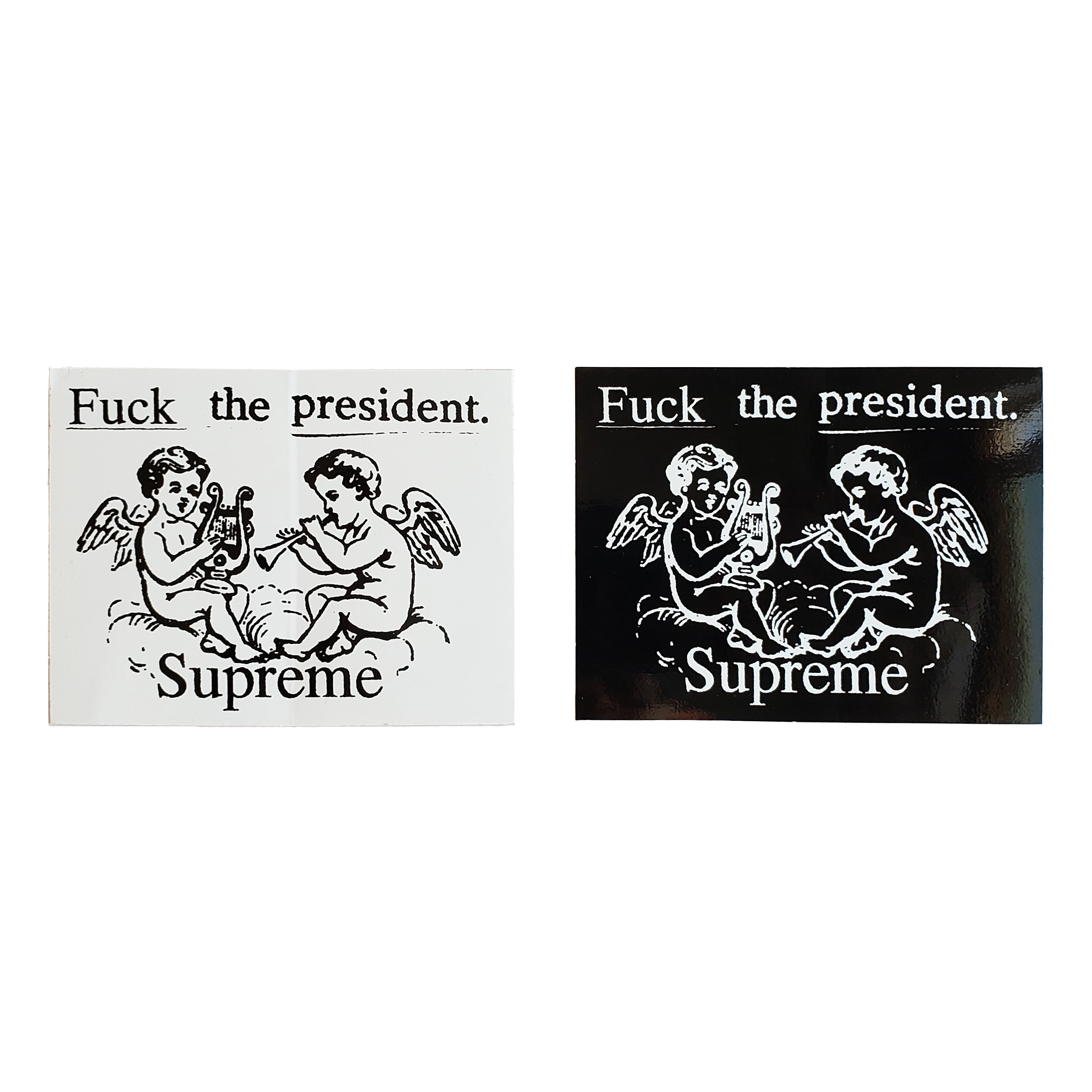 Supreme Fuck The President Stickers | Summer 2017 | Supreme