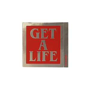 Supreme Get A Life Sticker Red
