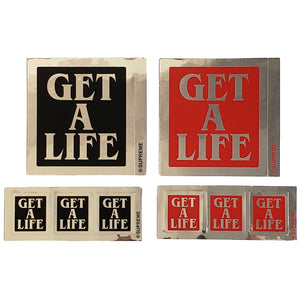 Supreme Get A Life Sticker Set