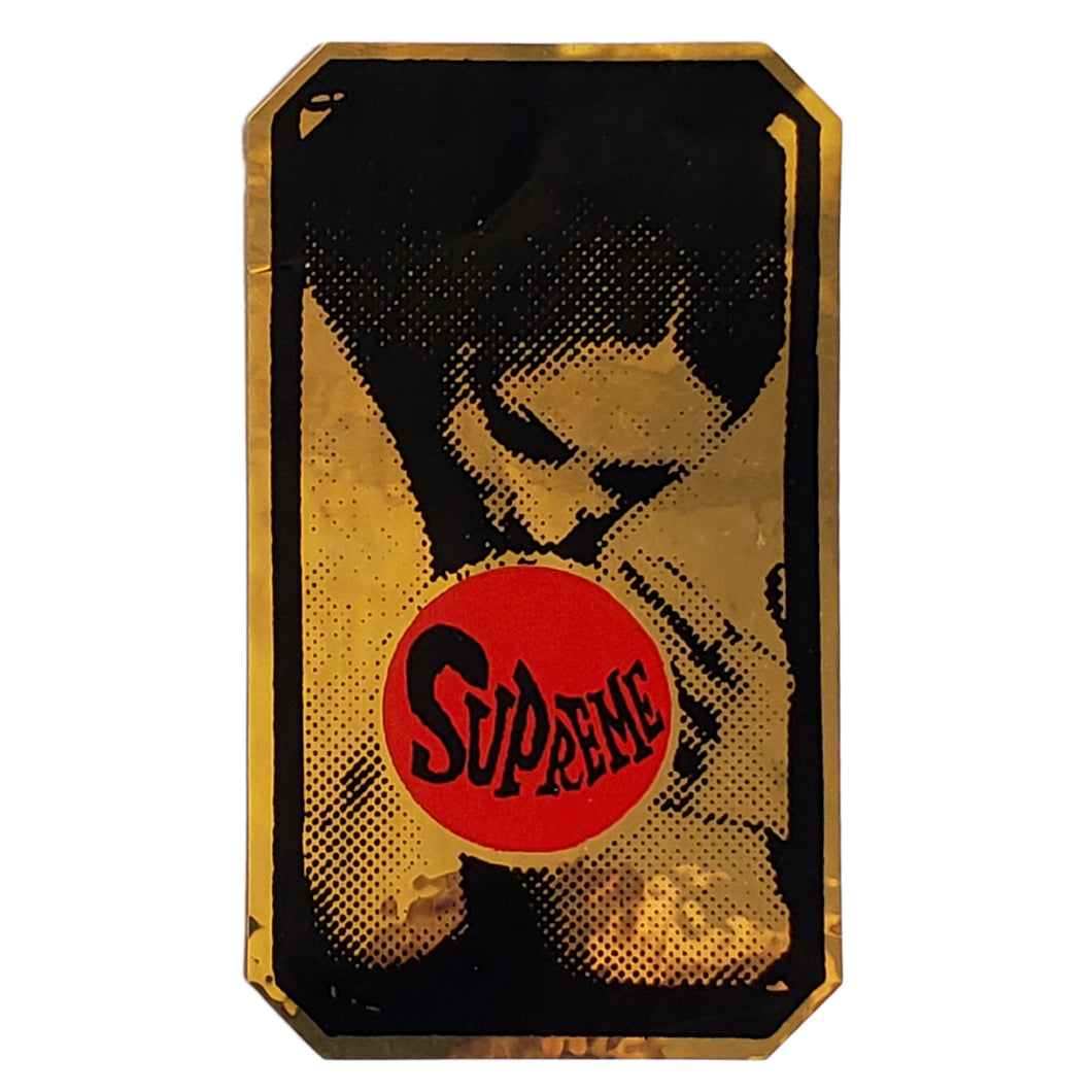 Supreme Adults Only Sticker Gold