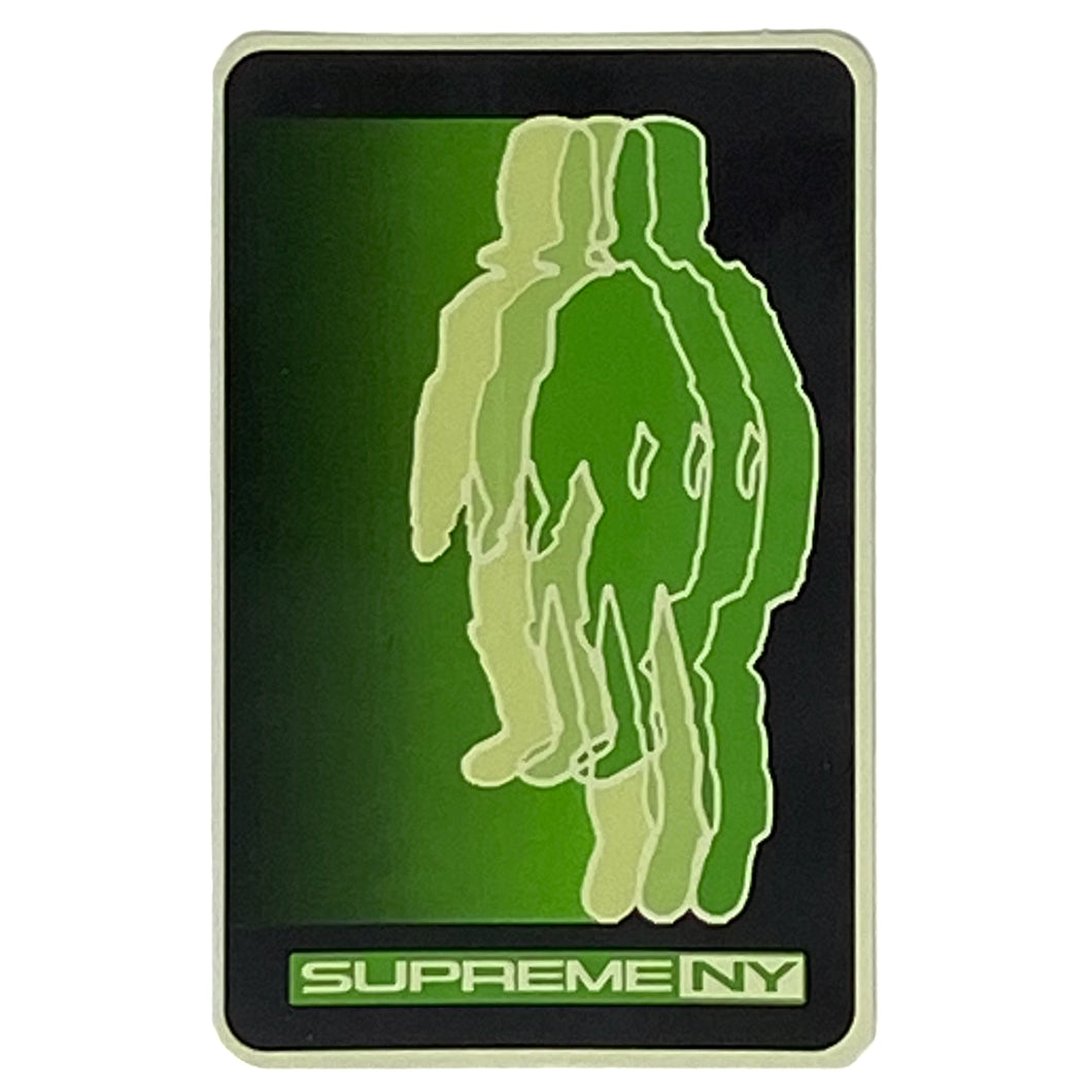 Supreme NY Blur Sticker Green