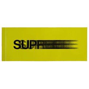 Supreme Motion Logo Sticker Green