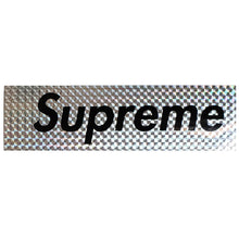Load image into Gallery viewer, Supreme Holographic Box Logo Sticker Silver
