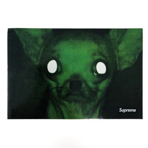 Supreme Chihuahua Chris Cunningham Sticker Rubber Johnny