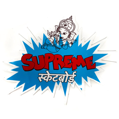 Supreme Ganesh Hindi Sticker