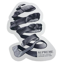 Load image into Gallery viewer, Supreme M.C. Escher Ribbon Sticker Grey Silver
