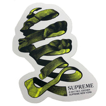 Load image into Gallery viewer, Supreme M.C. Escher Ribbon Sticker Yellow
