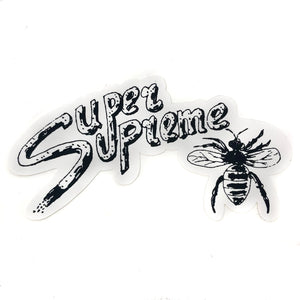 Supreme Super Supreme Wasp Sticker White