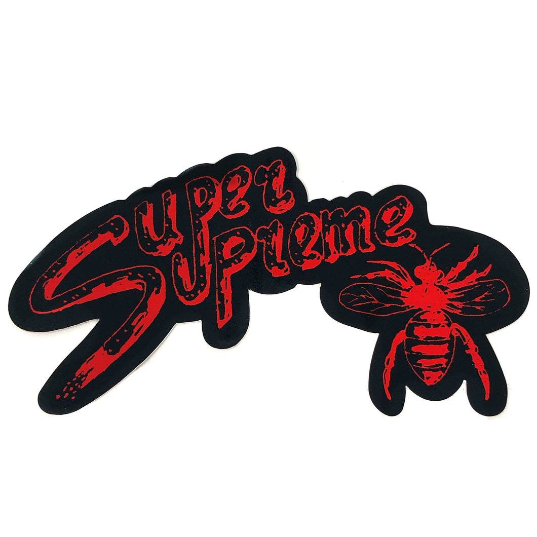 Supreme Super Supreme Wasp Sticker Red