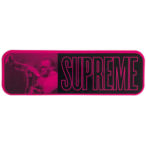 Supreme Miles Davis Sticker Pink