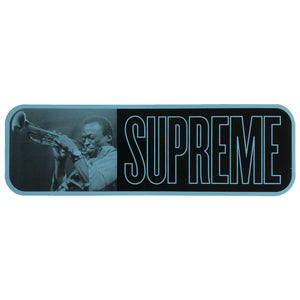 Supreme Miles Davis Sticker Blue