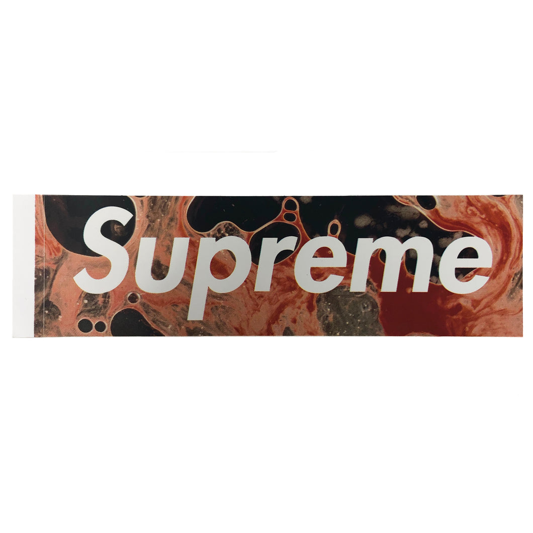 Supreme Andres Serrano Blood Semen Box Logo Sticker | Supreme Stickers