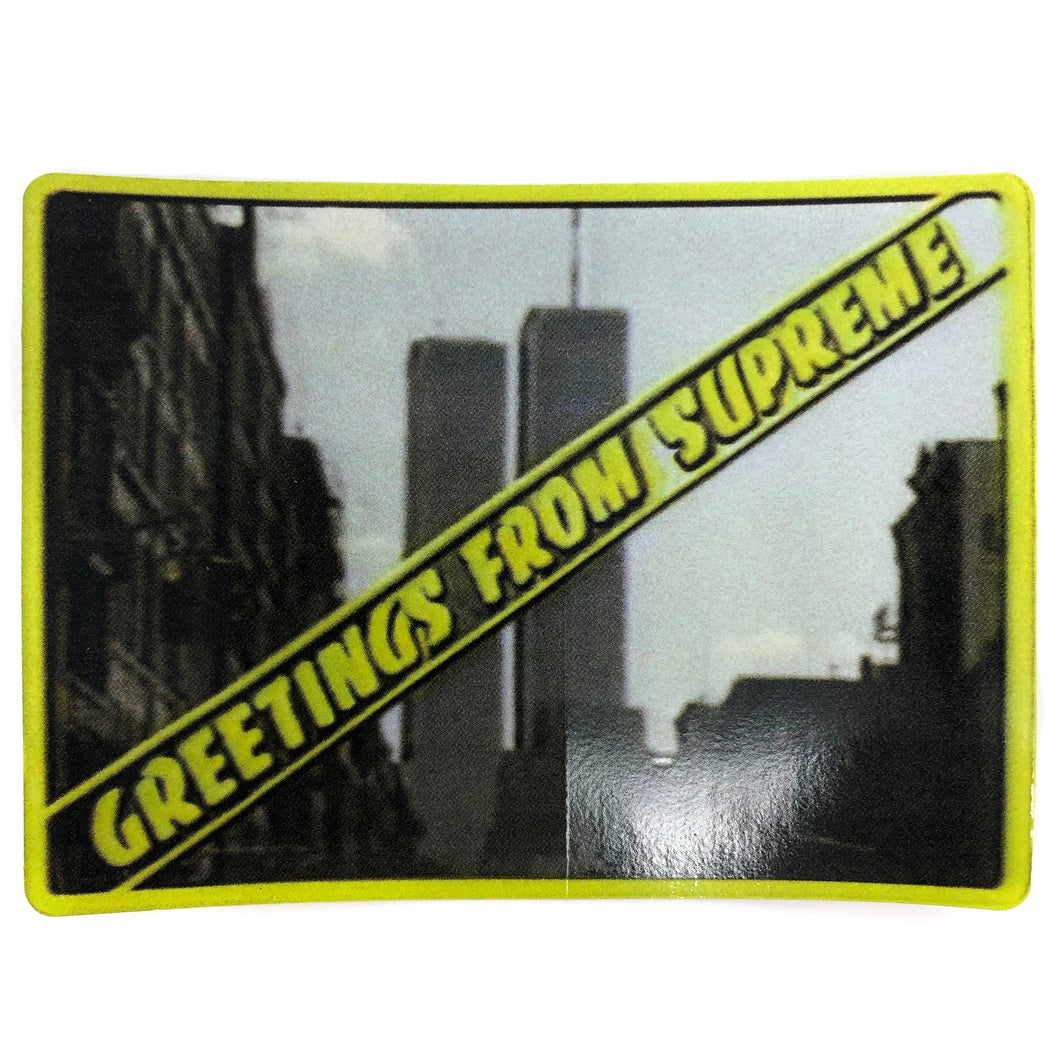 Supreme Greetings From Supreme Sticker