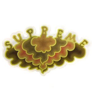 Supreme Cloud Sticker Yellow