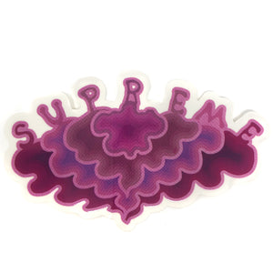 Supreme Cloud Sticker Purple