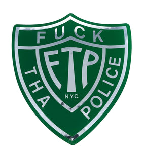 Supreme Fuck The Police Sticker Green