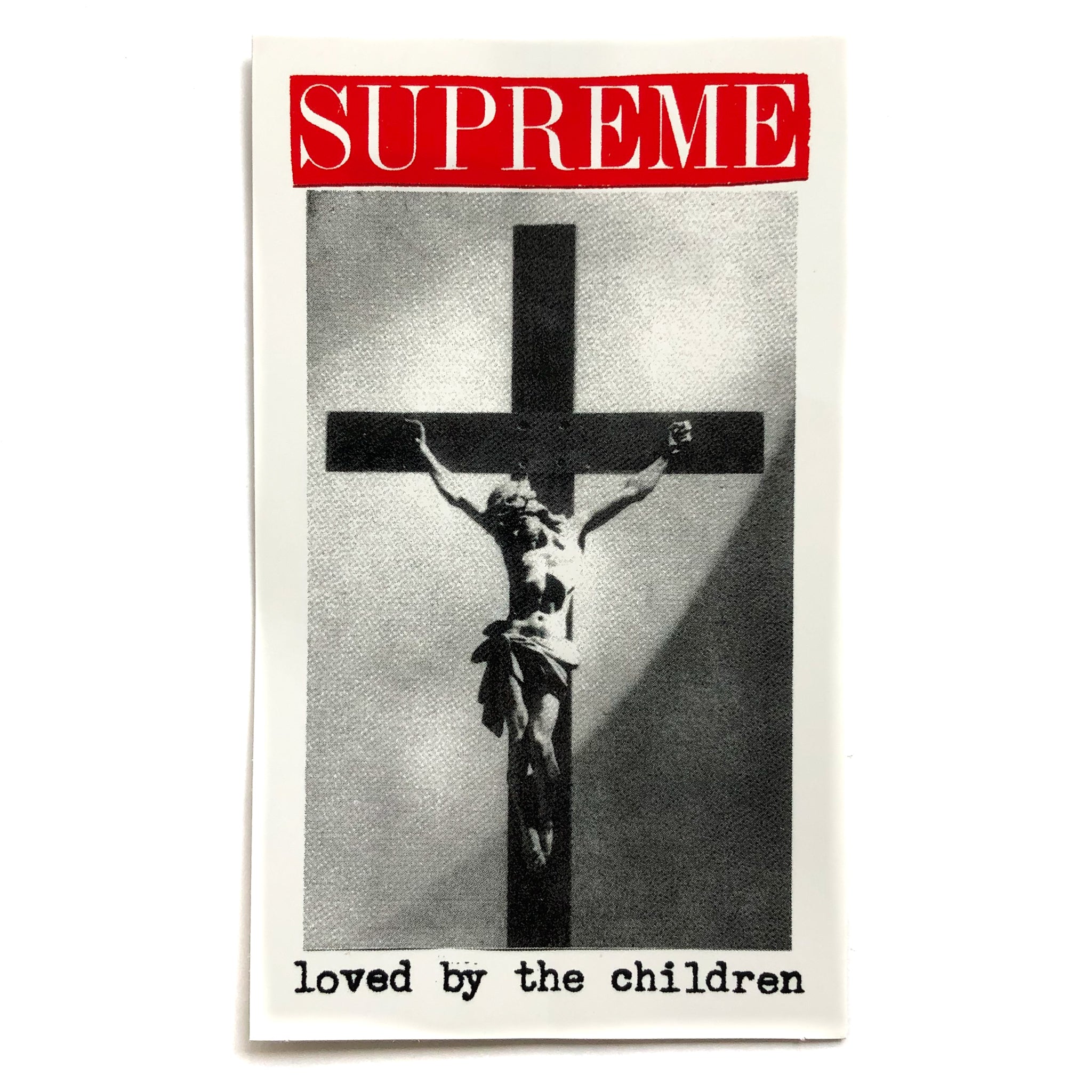 Supreme i love satan sticker sale