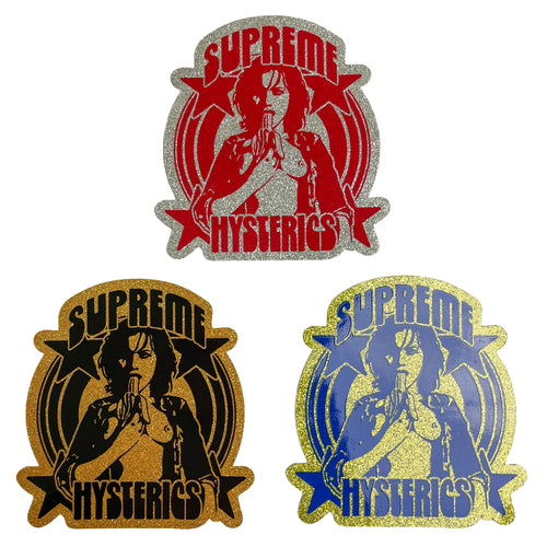 Supreme Hysterics Glitter Stickers