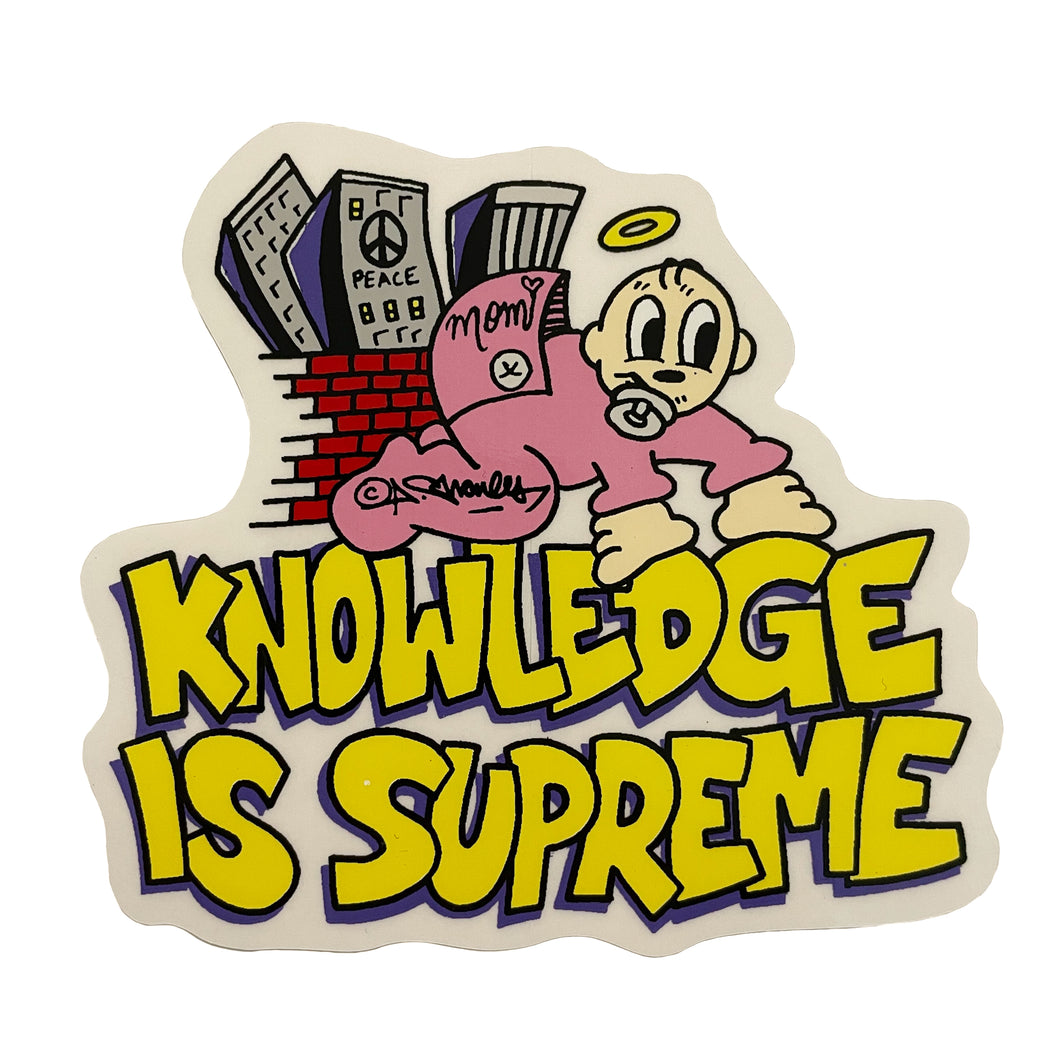 Supreme Knowledge Sticker