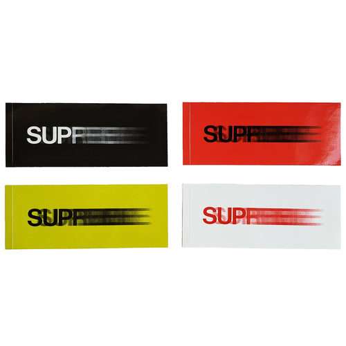 Supreme Motion Logo Sticker 2016 Set