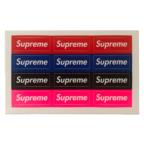 Supreme Multi Color Mini Box Logo Sheet