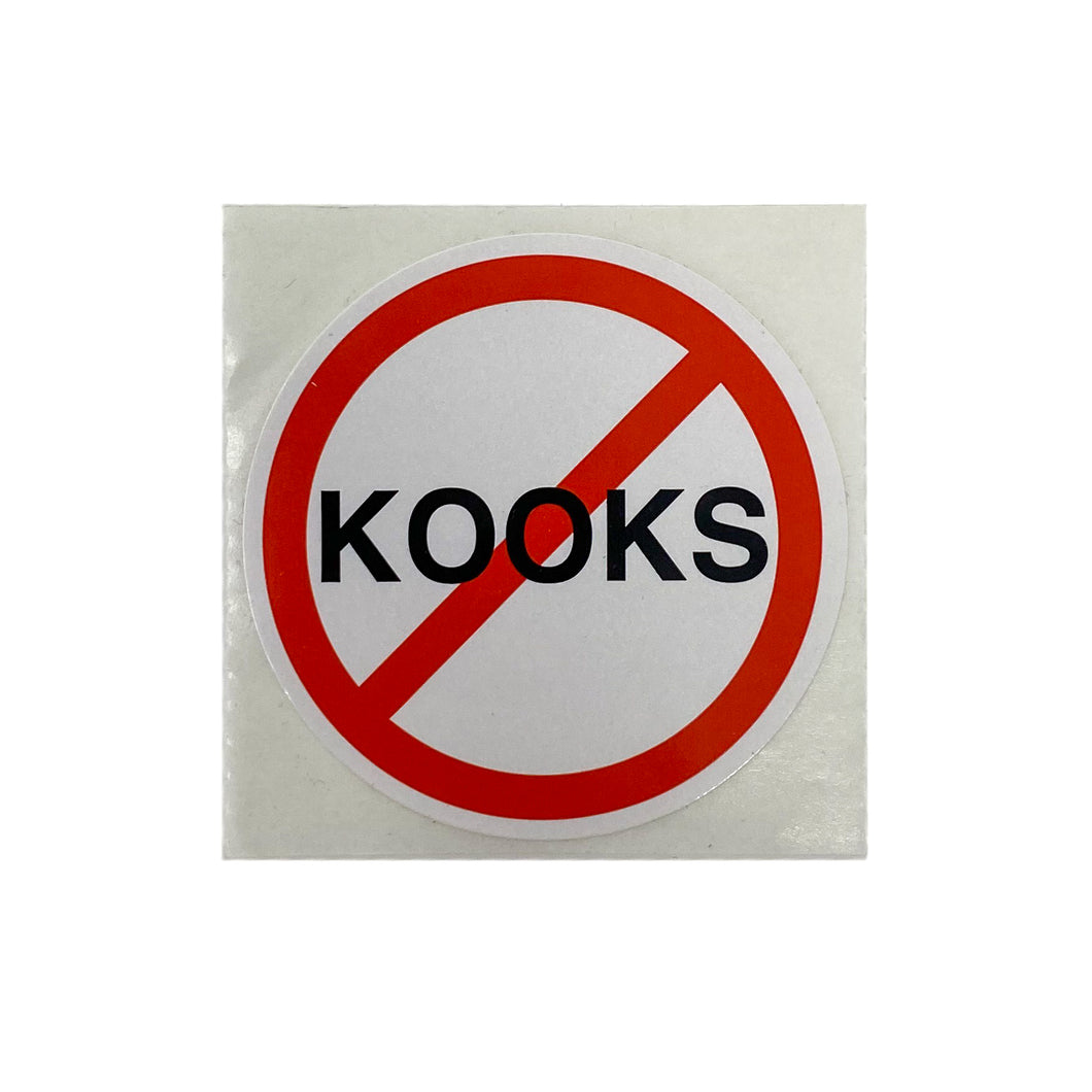 Supreme No Kooks Sticker