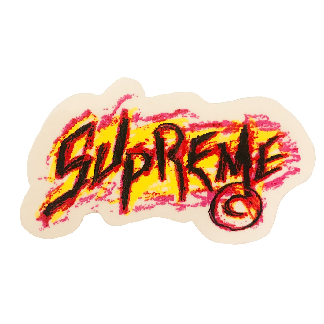 Supreme Scratch Sticker