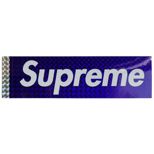 Supreme Holographic Box Logo Sticker Purple