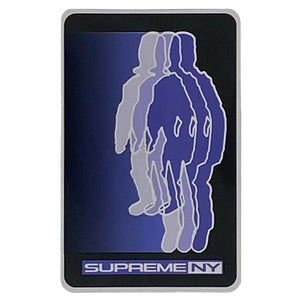 Supreme NY Blur Sticker Blue