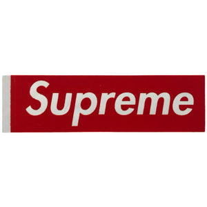 Supreme Felt Box Logo Sticker Red With Tab