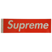 Load image into Gallery viewer, Supreme Glitter Box Logo Sticker Red
