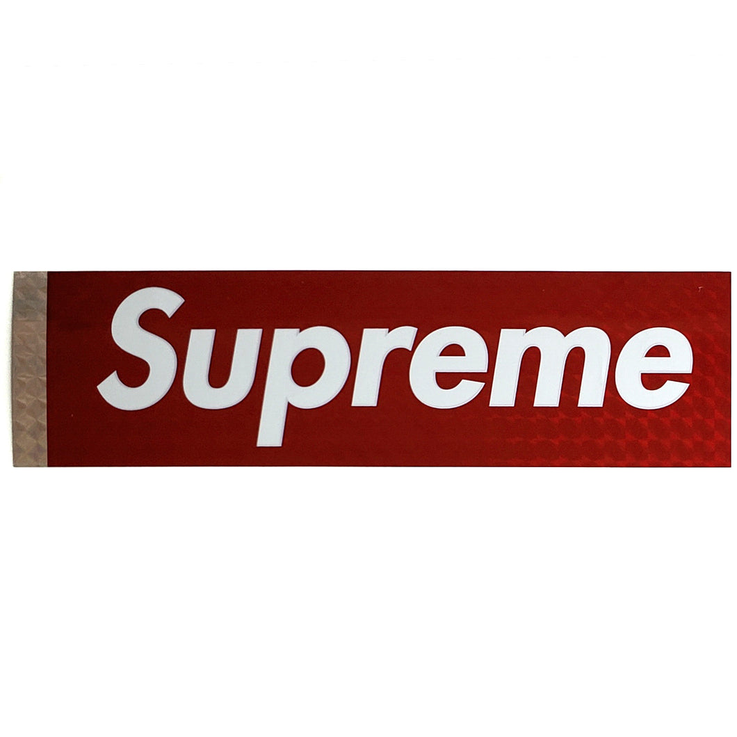Supreme Holographic Box Logo Sticker Red
