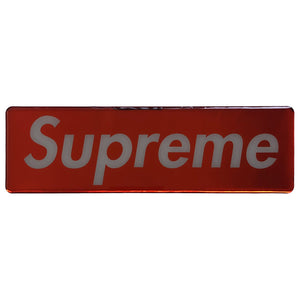 Supreme Plastic Box Logo Sticker Red