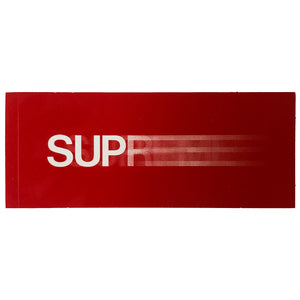 Supreme Motion Logo Sticker Red