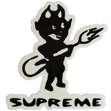Load image into Gallery viewer, Supreme Devil Sticker Black
