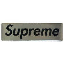 Load image into Gallery viewer, Supreme Plastic Box Logo Sticker Silver

