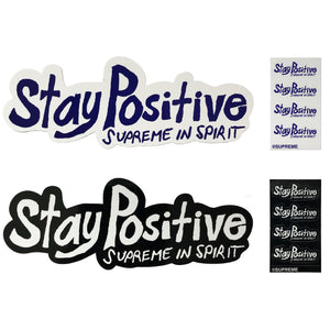 Supreme Stay Positive In Spirit Sticker Set