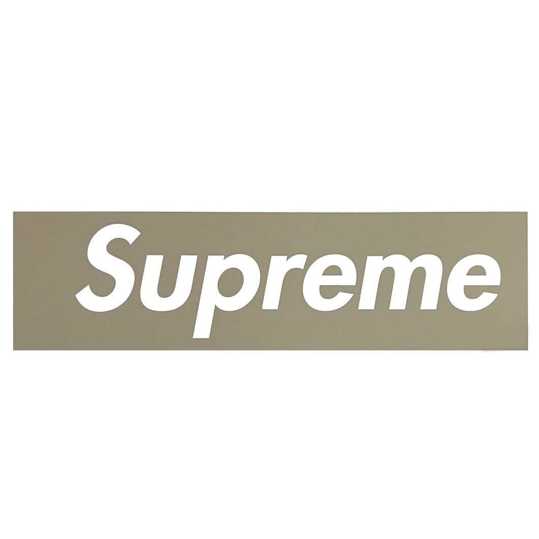 Supreme Chicago Silver Box Logo Sticker