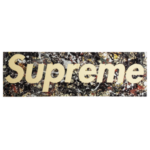 Supreme Jackson Pollock Splatter Box Logo Sticker