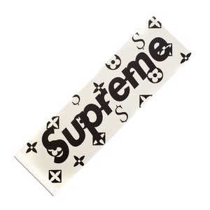 Supreme Louis Vuitton Box Logo Sticker White