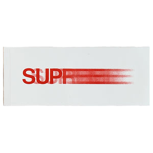 Supreme Motion Logo Sticker White