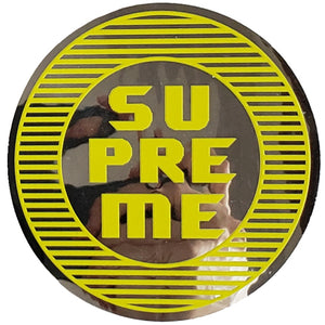 Supreme Disrupt Foil Sticker Yellow