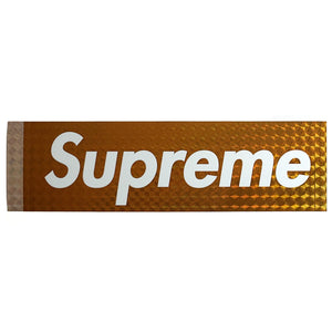 Supreme Holographic Box Logo Sticker Gold